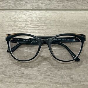 PRADA GLASSES VPR 05W 389 53-19-140 BLACK & TORTOISE ITALY FOR FRAMES ONLY